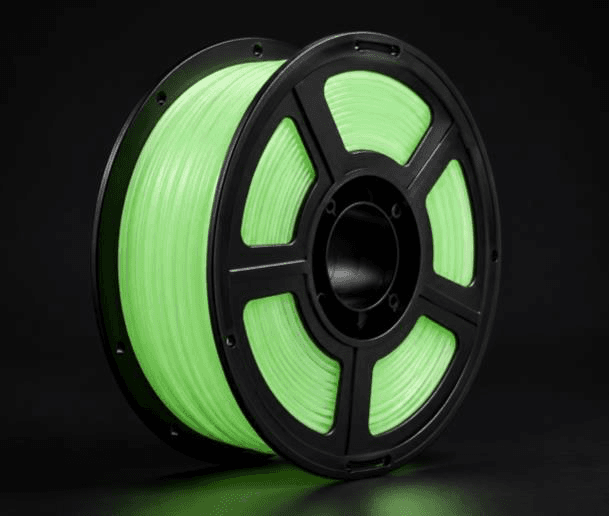 宇元新材 Glow PLA 夜光线材料盘实物图